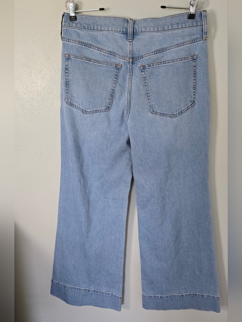 J. Crew | NWT Wide Leg Denim Trousers Size 30 - Picture 3 of 10